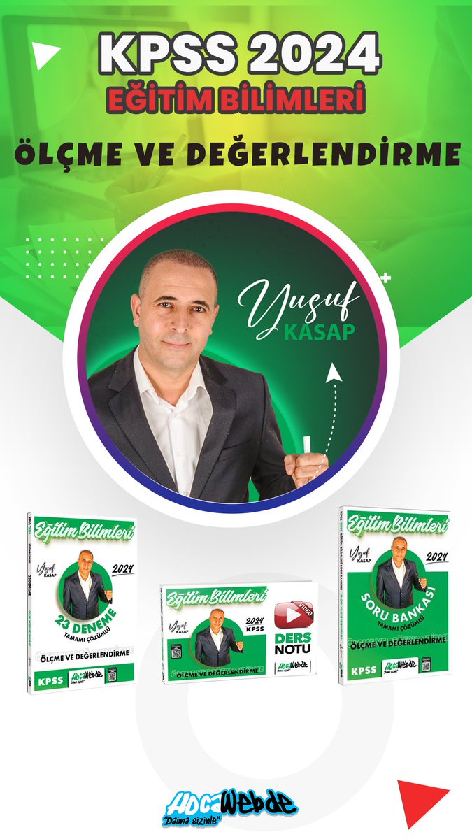 Kpss 2024 Eğitim Bilimleri Yusuf Kasap Ölçme ve Değerlendirme Seti
ty.gl/k0uc0uoksu
#kpss #kpss2024 #kpsseğitimbilimleri