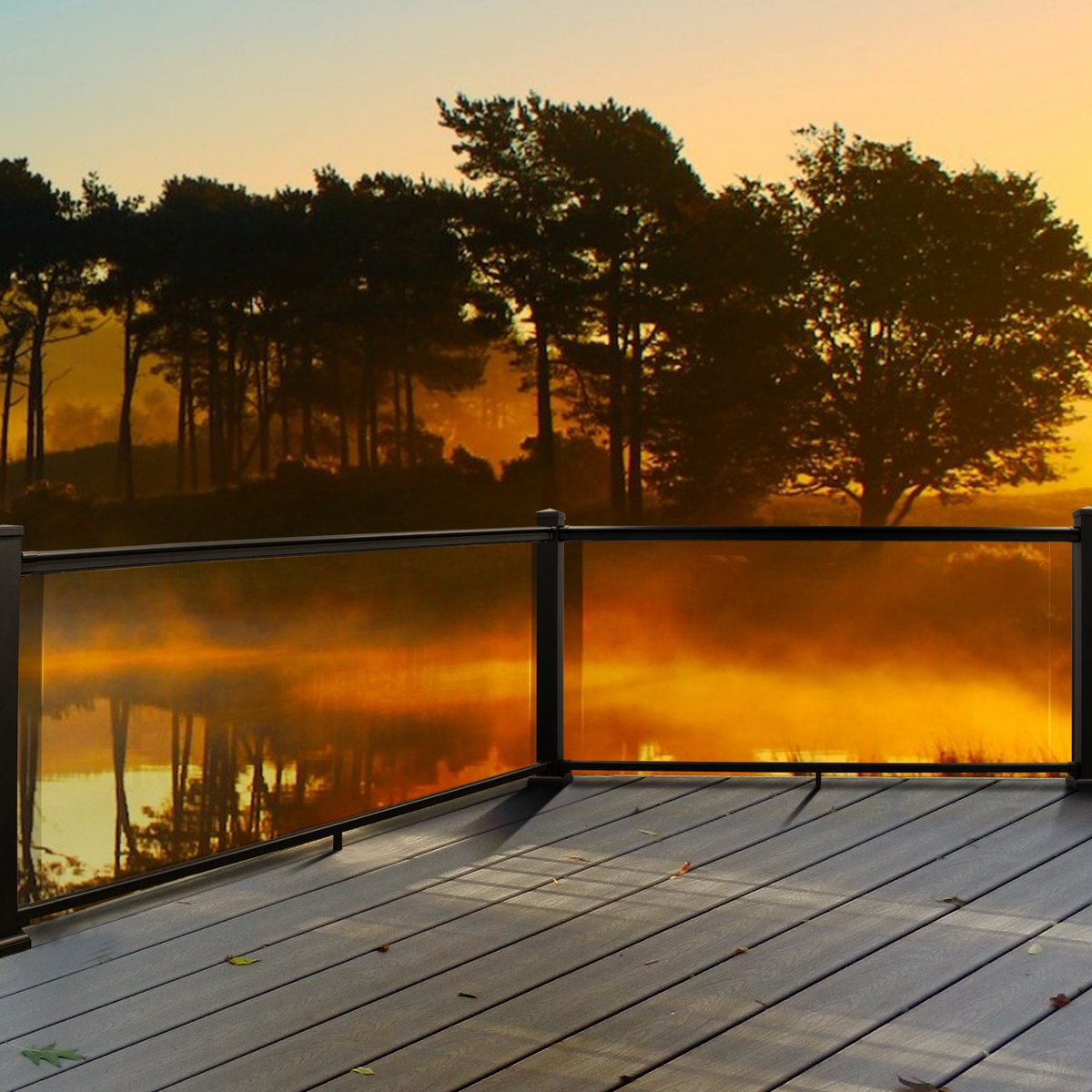 AFCOColsRails's tweet image. Aluminum AFCO-Rail Series 150 Glass Rail. When you need to see that perfect sunset clearly. #structureandstyle