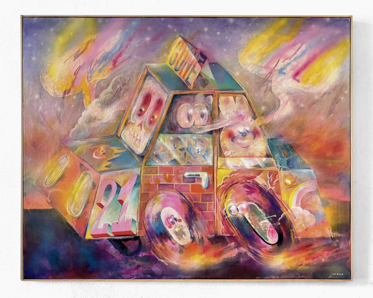DeeDeeKid's tweet photo. “ROADTRIP“
80x100cm &amp; based on true events https://t.co/TSFCjBPuRc