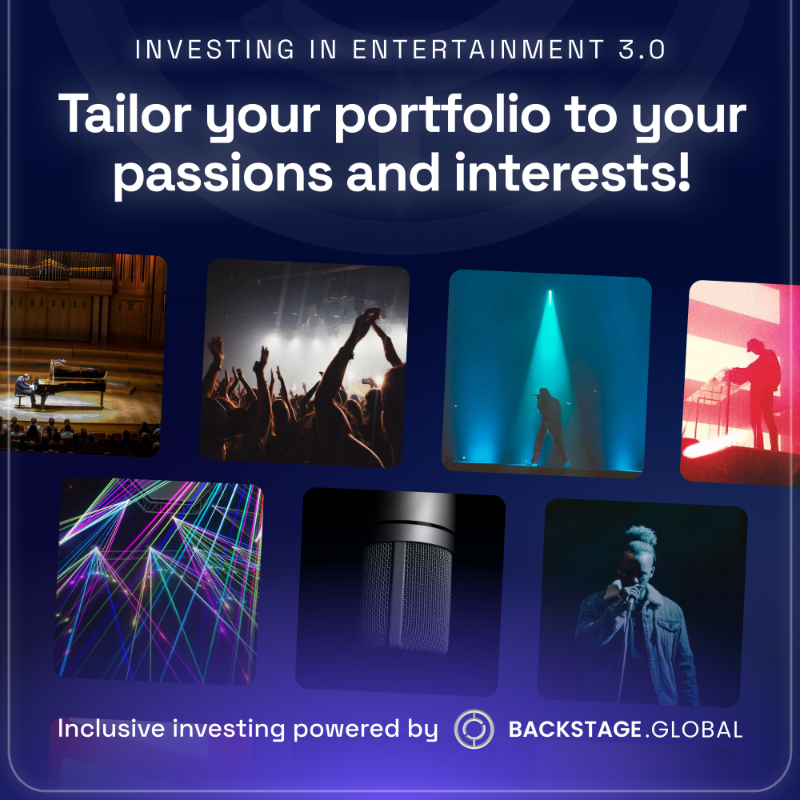 Entertainment 3.0 is here. What you gonna do? ⚫️ Stay blind. 🔘 Join us & discover the future. Backstage - where the fun never ends and everybody has a stake in the show!