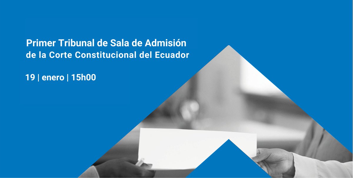 #SesionesCC | La jueza constitucional Daniela Salazar Marín y los jueces constitucionales Alí Lozada Prado y Enrique Herrería Bonnet, integrantes del Primer Tribunal de Sala de Admisión, sesionarán este 19 de enero.