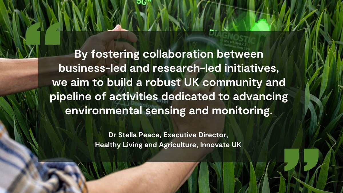 Partnership between @UKRI_News and @DefraGovUK continues with £5m Innovate UK-led funding opportunity for business-led innovation in environmental monitoring: 🌱 ow.ly/rMi730szask #Innovation #EnvironmentalMonitoring #SustainableSensors ow.ly/MIbk30sz8Ft