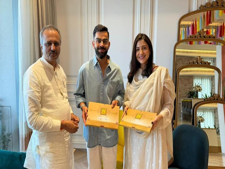 NewsAlgebraIND's tweet photo. BIG BREAKING NEWS 🚨 Virat Kohli requests BCCI for leave to attend Ram Mandir 'Pran Pratishtha' in Ayodhya ❤️🔥

BCCI has accepted his request ⚡
Virat Kohli will miss IND Vs ENG Practice Session to attend Ram Mandir Pran Pratishtha Event.

Virat Kohli & Anushka Sharma both will attend World's biggest ever event on 22nd January in Ayodhya 🚩