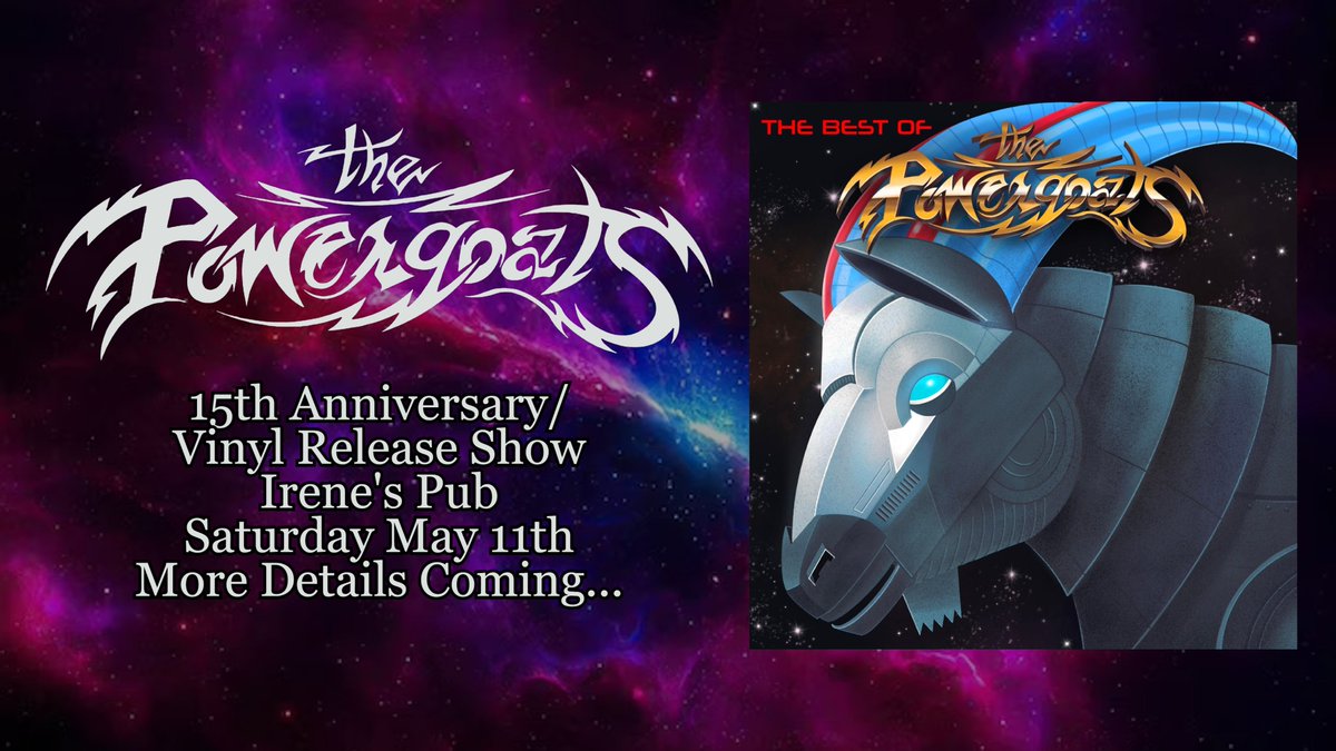 Save the date for Saturday, May 11th! The Powergoats will be celebrating their 15th Anniversary where it all started; Irene's Pub in The Glebe. The band will concurrently be releasing their first-ever vinyl compilation; The Best of The Powergoats.