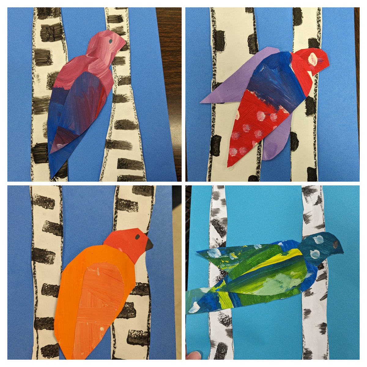 Brandy Jo Frandsen (@belovedbrandyjo) on Twitter photo Students were fascinated to learn about Henri Matisse and his collage style art. K-2 learned about geometric and organic shapes while 3rd learned about mixing colors and making tints to use for their painted paper birds. <a href="/Dpin1967/">Debra Pinon</a> <a href="/galindo_lann/">Laura A. Galindo</a> <a href="/NISDCable/">Cable Elementary</a> Students were fascinated to learn about Henri Matisse and his collage style art. K-2 learned about geometric and organic shapes while 3rd learned about mixing colors and making tints to use for their painted paper birds. <a href="/Dpin1967/">Debra Pinon</a> <a href="/galindo_lann/">Laura A. Galindo</a> <a href="/NISDCable/">Cable Elementary</a>