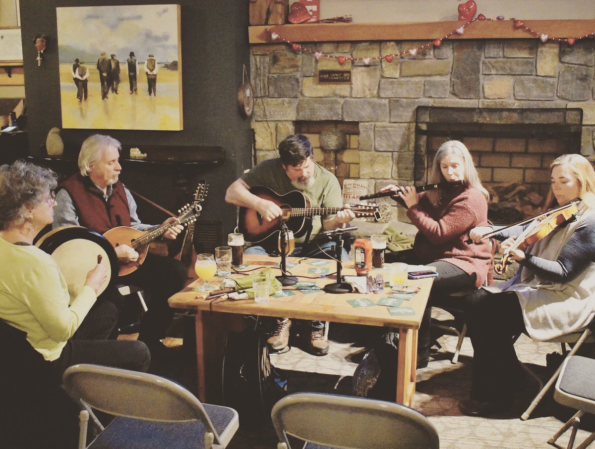 Ellen Redman hosts our weekly Wednesday Irish trad session. Join us this evening from 6:30 – 9 pm, with guest host Kevin Fontaine on banjo. Come enjoy dinner or a pint and the craic. Trinity Pub bar opens at 4pm. Irish House Restaurant serves dinner 5-9pm. #IrishTrad #Session