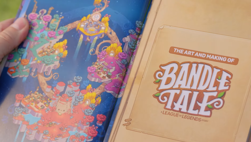 JumaraloHexCore's tweet photo. Some pages from the Bandle Tale: A League of Legends Story Art Book https://t.co/0ZgH3LnVav