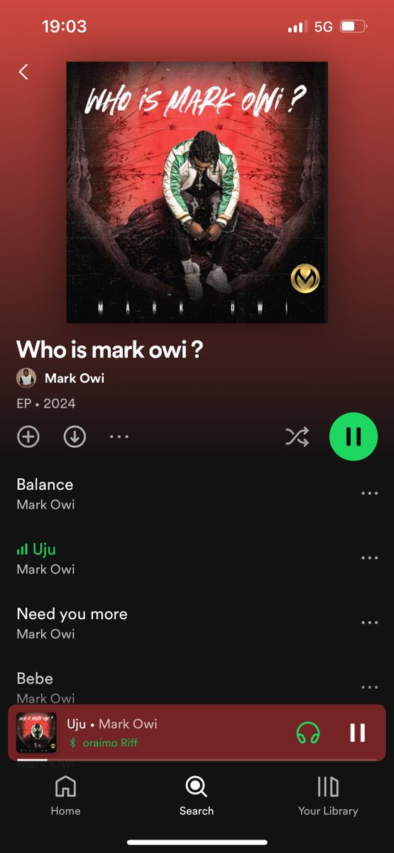 Mark Owi’s E.P still banging UJU & BALANCE are my favorites.