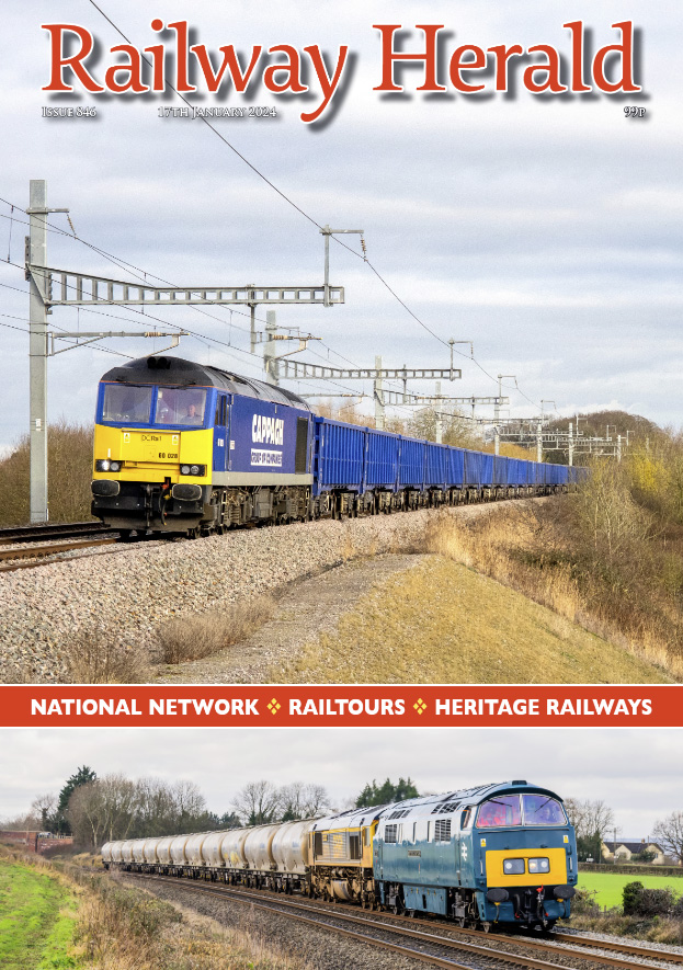 Issue 846 out now SWR Class 701s enter passenger service, Construction of HS2 Delta Junction viaducts and FirstGroup announce plans for new London to Sheffield open access service. PLUS! Historic Fire Queen to go on display at Vale of Rheidol Railway railwayherald.com/magazine/previ…