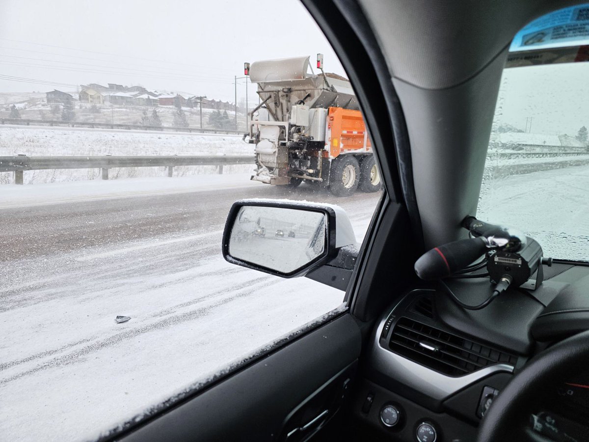 It's getting pretty western out here on Montana's roadways. Remember, as this fresh snow falls, it is landing on a road deck that has been in a deep freeze. Conditions are rapidly changing. So.... dont rapidly drive.  #mtwx #mtdot