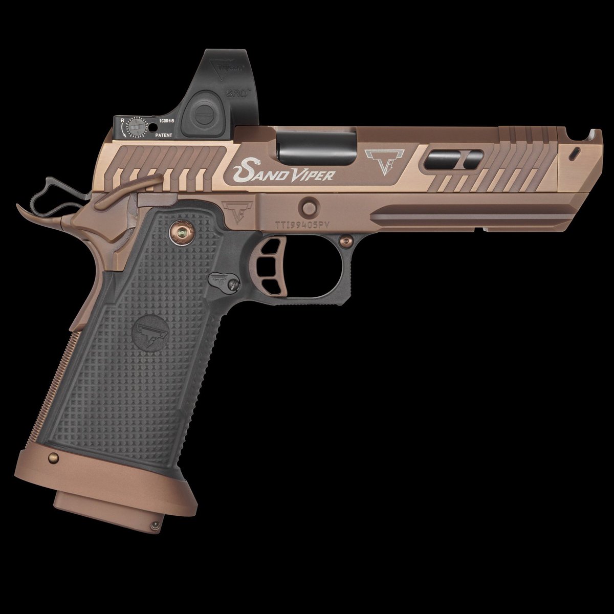 TaranTactical's tweet photo. A year in the making, NEW Carbon Fiber Kevlar Nylon Grip designed exclusively for Taran Tactical

Proprietary magwell with larger opening than Gen 1

Stronger than Polymer

Custom bevel for perfect fit to frame

Smoothed &amp; Rounded front strap

*not available separately* (yet) https://t.co/G3sat4BsLz