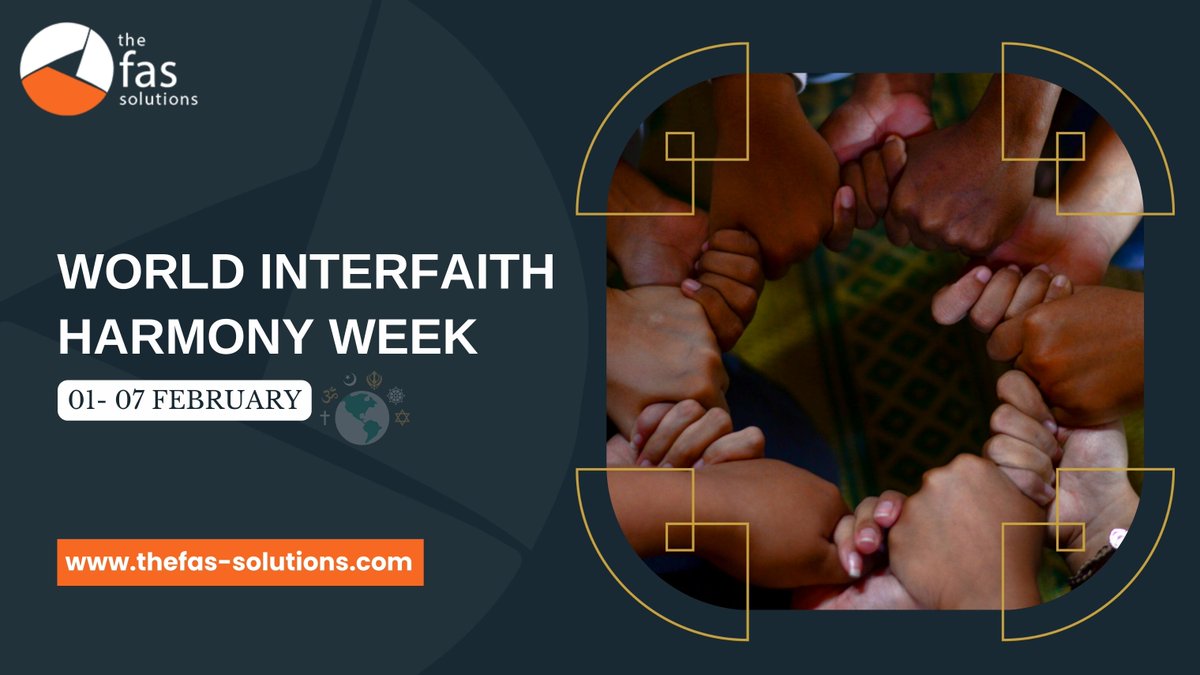 thefassolutions's tweet photo. Embracing diversity during Interfaith Harmony Week! Let's build bridges of understanding and spread love, respect, and understanding across all faiths 🌍✨

#UnityInDiversity #HarmonyWeek #Coexistence #FaithInUnity #TheFasSolutions https://t.co/UO3YtYyTQl