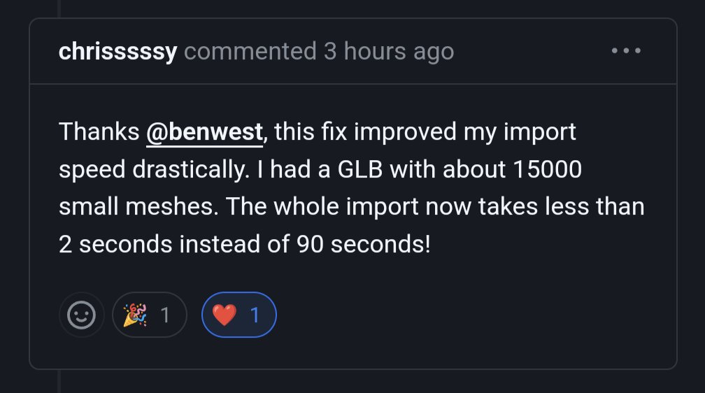mrdoob's tweet photo. Open source is awesome 🥹 https://t.co/YocguHIEL6
