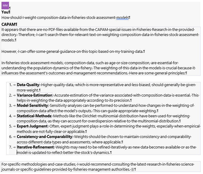 maunderCAPAM's tweet photo. Can AI produce the #CAPAM good practices guide. I used #GPTBuilder from #ChatGPT to use 3 PDFs to enhance the prompts sent with the question to #chatgpt4 This is the result. Let me know about tools to do the same thing with large numbers of pdfs

@OpenAI
@AnthropicAI
@DeepMind https://t.co/ajejkRDH71