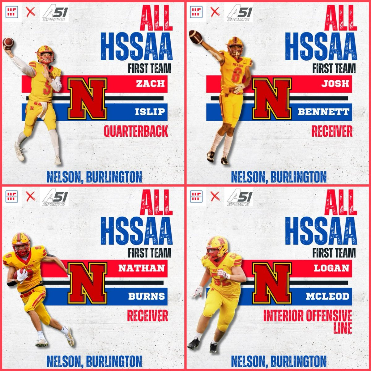 nelsonlordsftbl's tweet photo. Congratulations to all 10 Nelson Lords who were named as HSSAA All Stars by Halton Football. ⭐️🏈 https://t.co/M75CSpYXra