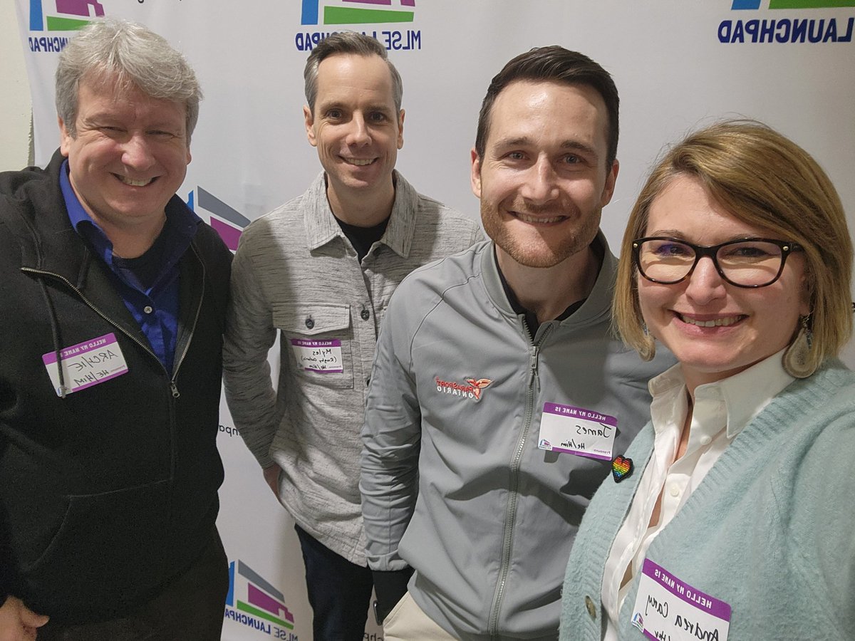 Catching up with friends <a href="/ArchieVV/">Archie Allison</a> <a href="/parasport_ont/">ParaSport Ontario</a> <a href="/RugbyOntario/">Rugby Ontario</a> at the #ChangeTheGame launch <a href="/MLSELaunchPad/">MLSE LaunchPad</a>