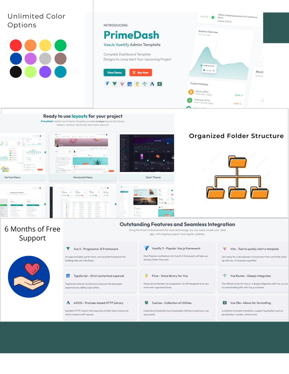 VuetifyStore's tweet photo. Discover how PrimeDash ensures a flawless user experience on desktops, tablets, and mobile devices! Make the most of unlimited color options, clean code, and 6 months of free support.
#primedash #vuejs #vuetify #webbuilding #webdevelopment #webdesign https://t.co/wJ5G7RkKSN