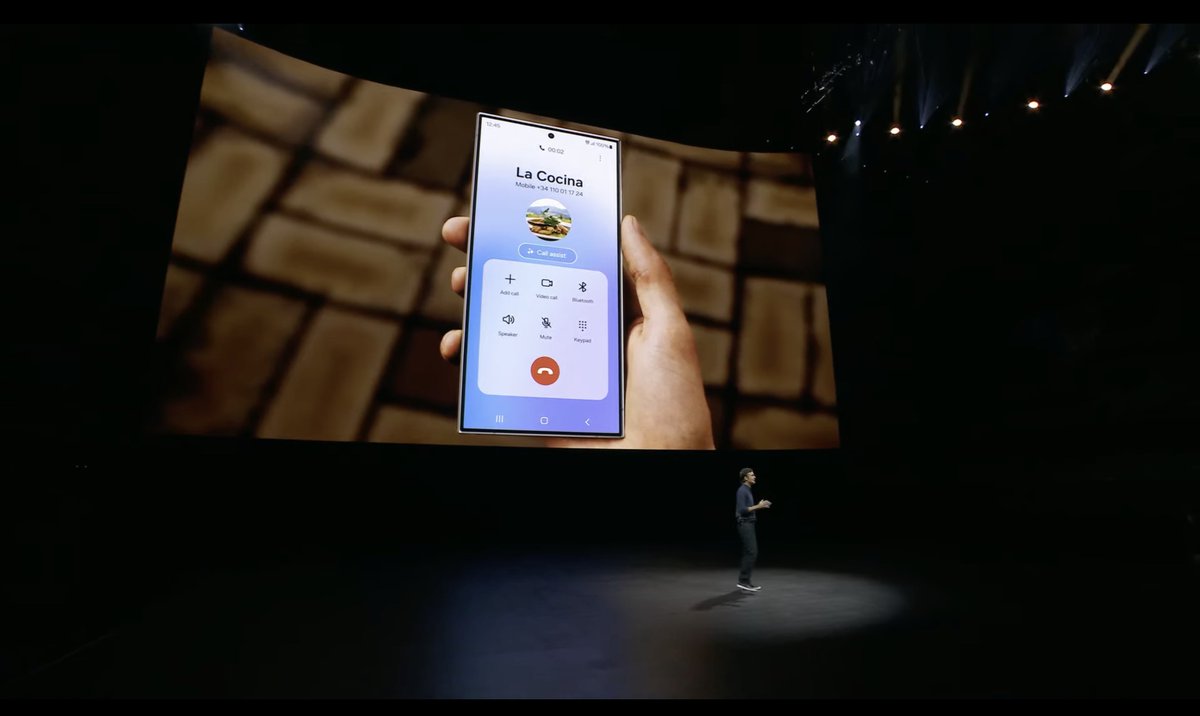 TheTechRhymes's tweet photo. Live text and speach translation using Galaxy Ai, all processing happens on device. Availible in 13 Countries on launch. #GalaxyUnpacked https://t.co/dxoN1jyWGm