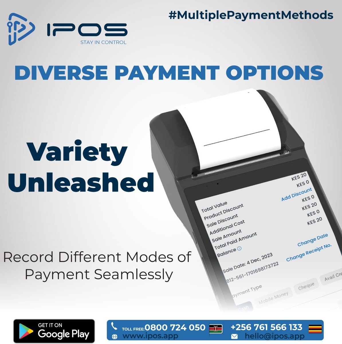 No more stressing out on how to capture your customers payment! iPOS has you covered!  

#biznaiPOS  #techforbusiness