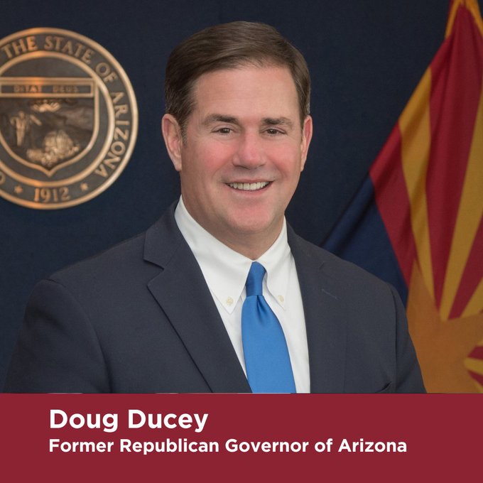 Doug Ducey, Former Republican Governor of Arizona. 