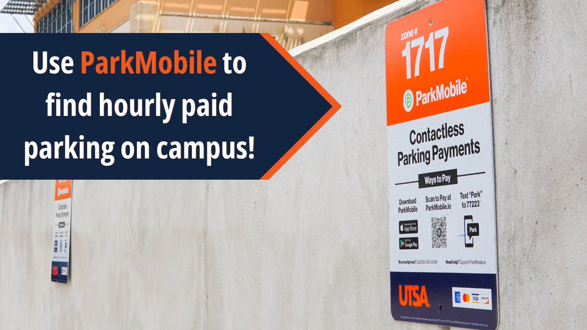 Hanging out on campus for a few hours? ParkMobile makes it easy to find and pay for hourly parking on campus! Check out ParkMobile zones on the Main and Downtown campuses here: bit.ly/3MrW09B