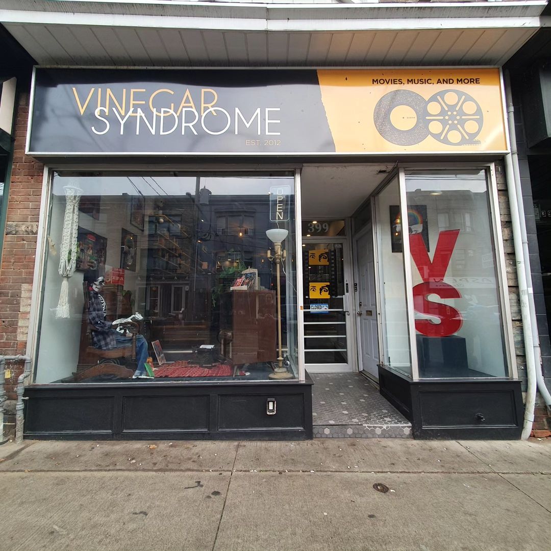 ArrowFilmsVideo's tweet photo. 🇨🇦 📣: Looking for physical media heaven?

Stocked to the brim with Vinyls, Merch, and a wide variety of Boutique label blus that'll blow your socks off!

Get yourselves down to Vinegar Syndrome Toronto | 399 Roncesvalles Ave | Toronto

Trade-ins welcome too 👀 https://t.co/AD5rykzc4G
