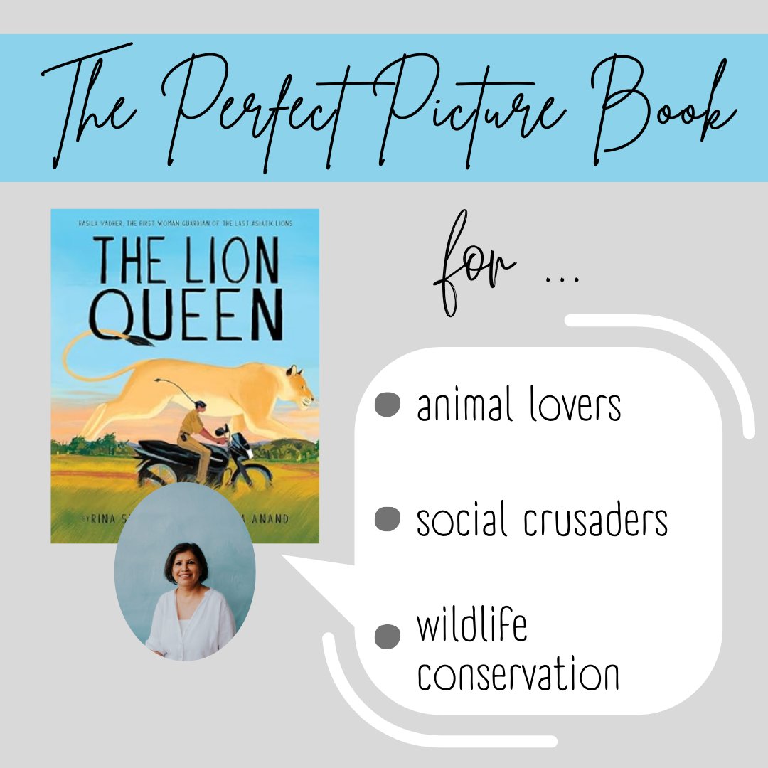 Author Rina Singh (@storiesbysingh) shares what their picture book is perfect for. #asiaticlions #wildlifeconservation #picturebook