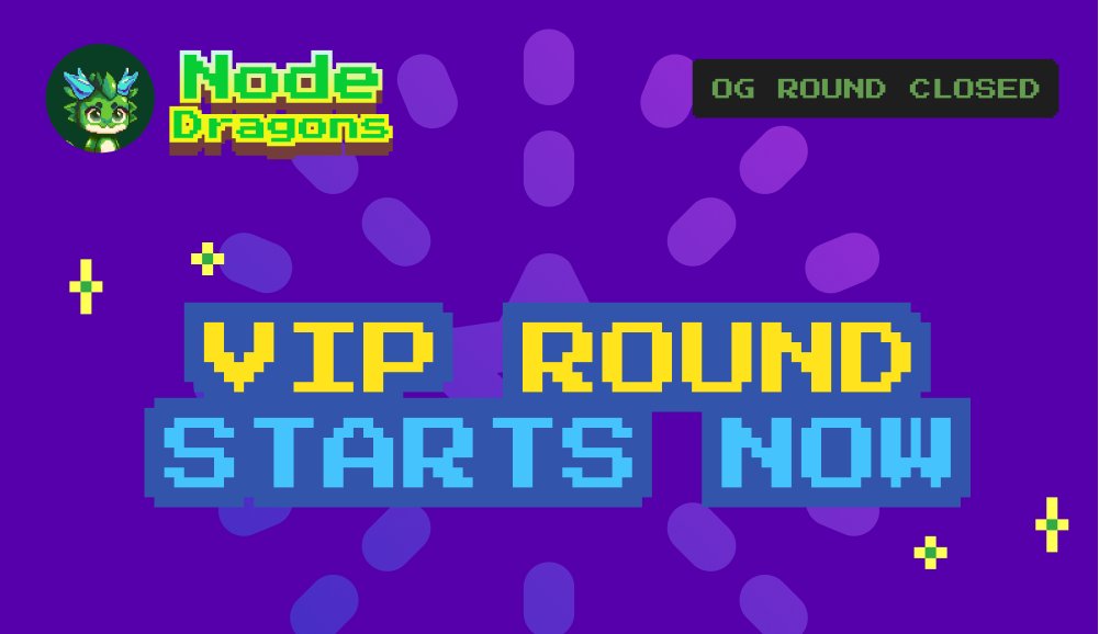🐲 VIP ROUND STARTS NOW🐲

FOLLOW, LIKE, RT, Drop SOL address

20 VIP WL SPOTS randomly pick

🔮Say Your Wishes with Dragon👇#NodeDragons