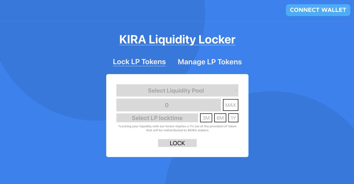 OUR LIQUIDITY LOCKER is live!

After weeks of building, we are proud to introduce our first product to the <a href="/Injective_/">ninja</a> ecosystem🤝

To celebrate, we are giving away 5M $KIRA
• Like &amp; RT
• Tag 3 frens
• Read &amp; like our Medium article: medium.com/@kiraoninj/kir…

#KIRARMY STRONG!