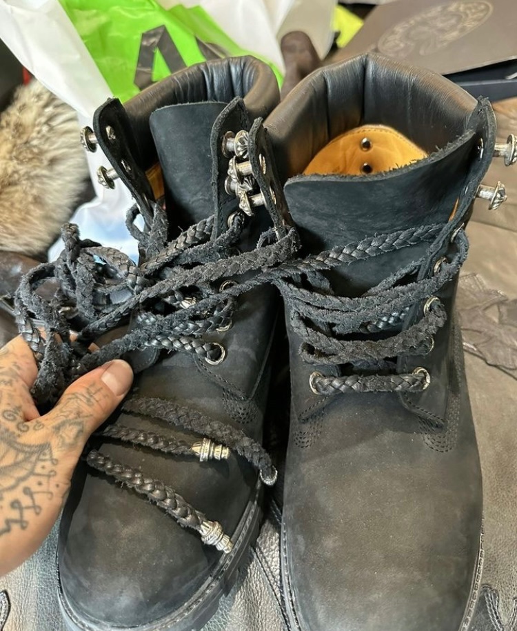 chrome hearts timberlands