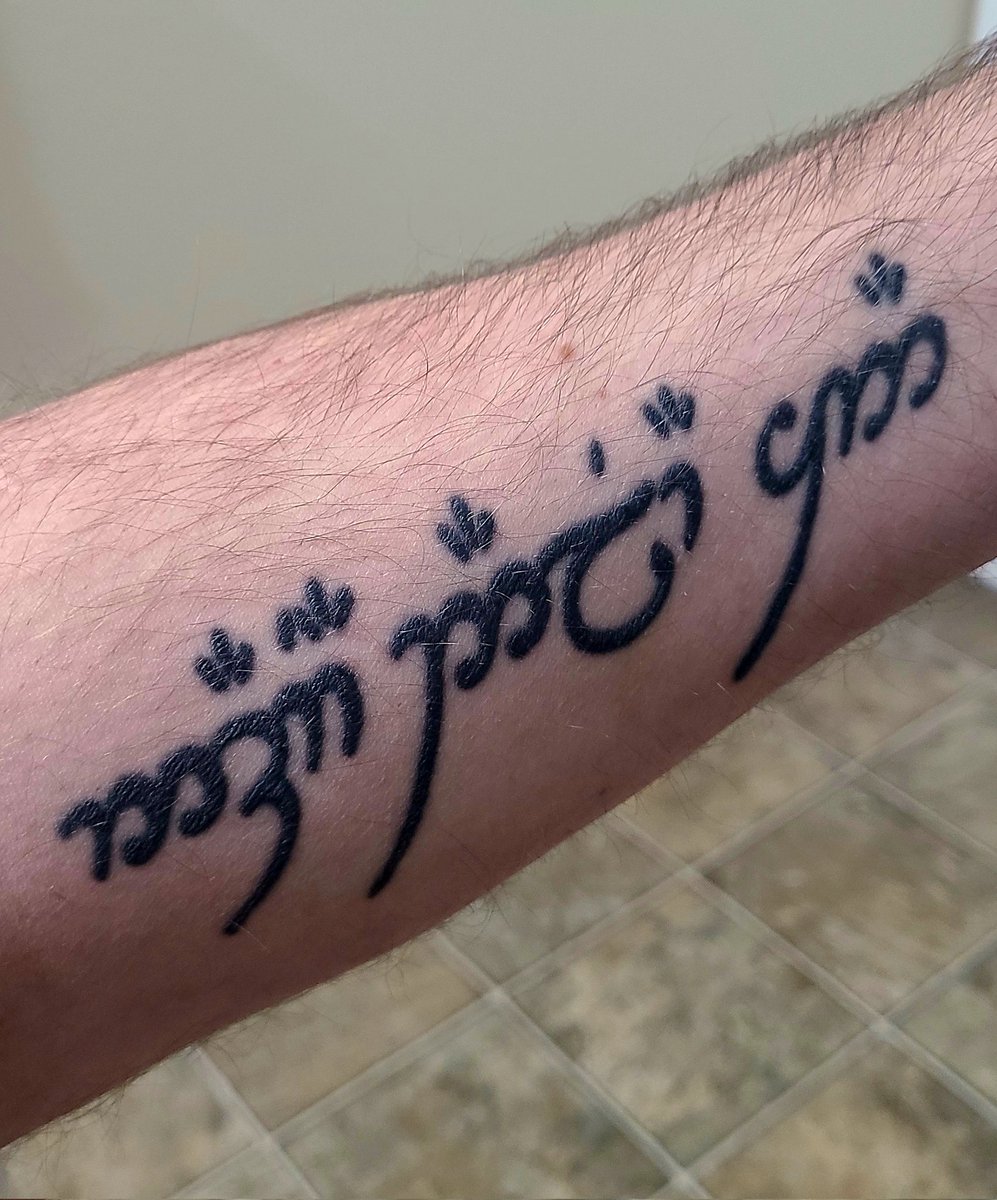 Lord of The Rings Elvish Tattoo | TikTok