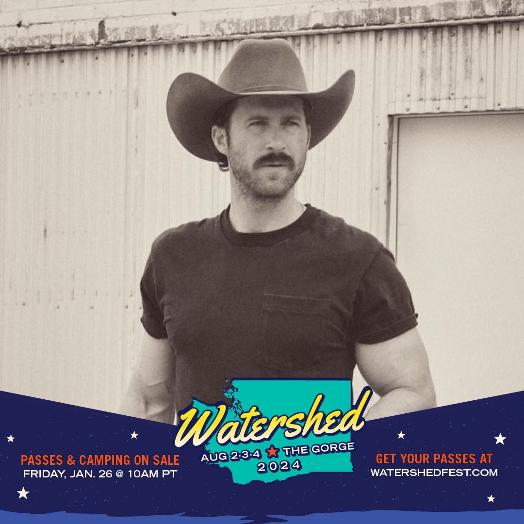 Riley Green (@rileygreenmusic) on Twitter photo Lookin forward to seeing y’all this August <a href="/WatershedFest/">Watershed Festival</a>. Y’all make sure to grab your tickets next Friday, Jan. 26 at 10am PT. watershedfest.com Lookin forward to seeing y’all this August <a href="/WatershedFest/">Watershed Festival</a>. Y’all make sure to grab your tickets next Friday, Jan. 26 at 10am PT. watershedfest.com