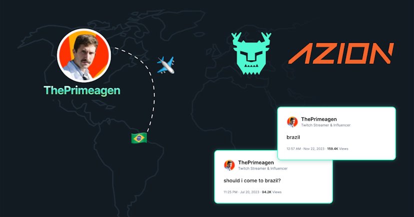 alew3's tweet image. . @aziontech + @tursodatabase are bringing @theprimeagen for the first time to Brazil. Read more on the blog post (lnkd.in/dvqjKVeU) and sign up for the waiting list to get updates on the event: lnkd.in/dTY-qems
#theprimeagen #azion #turso #cometobrazil