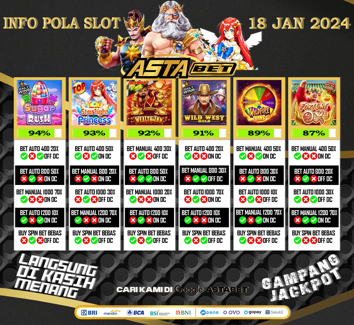 marihanhamad's tweet photo. INFO SLOT GACOR HARI INI!!

LINK GACOR : https://t.co/3DgqxYNPYh https://t.co/GQ01xlR5qr