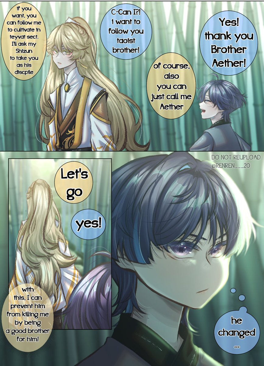 Meeting Protagonist | Cultivation AU part 1  Wanderer x Aether  #genshinimpact
