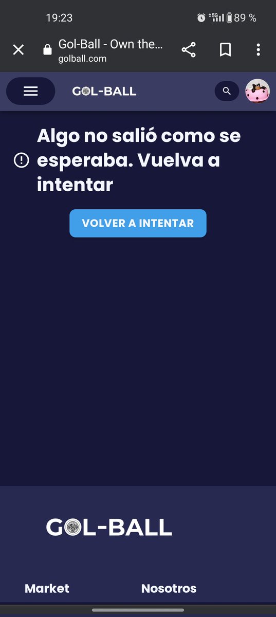 sandragomas's tweet photo. @golball_  la web está caída y yo tengo que hacer mi quiz para participar en mi golball https://t.co/IGjhdoN6E8