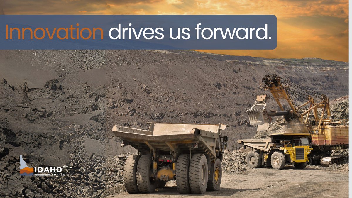 idahocoppercorp's tweet image. Innovation drives us forward. ⛏️

At @IdahoCopperCorp., we are studying and planning to implement innovative #oresorting technologies to improve efficiency and reduce our environmental footprint.

Learn more here &amp;gt;&amp;gt; bit.ly/3sZYxkl

#IdahoCopper $COPR #mining #copper