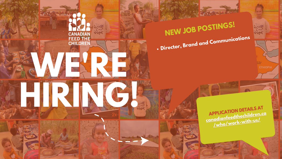 kinvia_ca's tweet photo. We're hiring! Join our passionate team and help children thrive as our Director, Brand and Communications. Apply here: https://t.co/rC1oNmVpvz #NowHiring #NonprofitJobs #Brand #BrandDirector #Communications https://t.co/xtahaRumy1