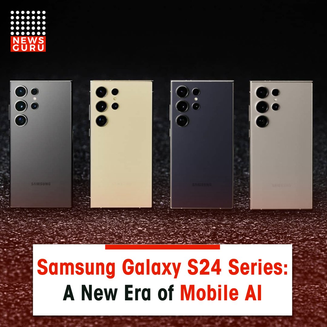 Samsung Electronics Co., Ltd. has unveiled its Galaxy S24 Ultra and Galaxy S24, introducing new mobile experiences with Galaxy AI.

Read more: newsguru.pk/samsung-galaxy…
#NewsGuru #SamsungGalaxyS24 #MobileAI #TechInnovation