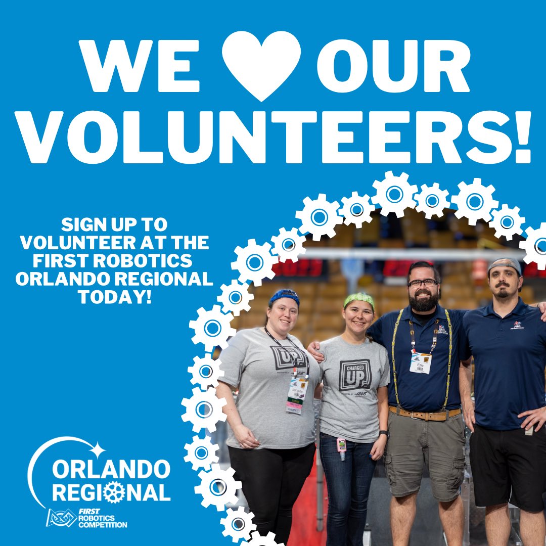Thank you to our amazing volunteers who make the FIRST Robotics Orlando Regional possible! Your dedication fuels innovation and inspires the next generation of engineers. Consider joining us in March to be part of this incredible experience. #OMGRobots #OrlandoFRC #FIRSTRobotics