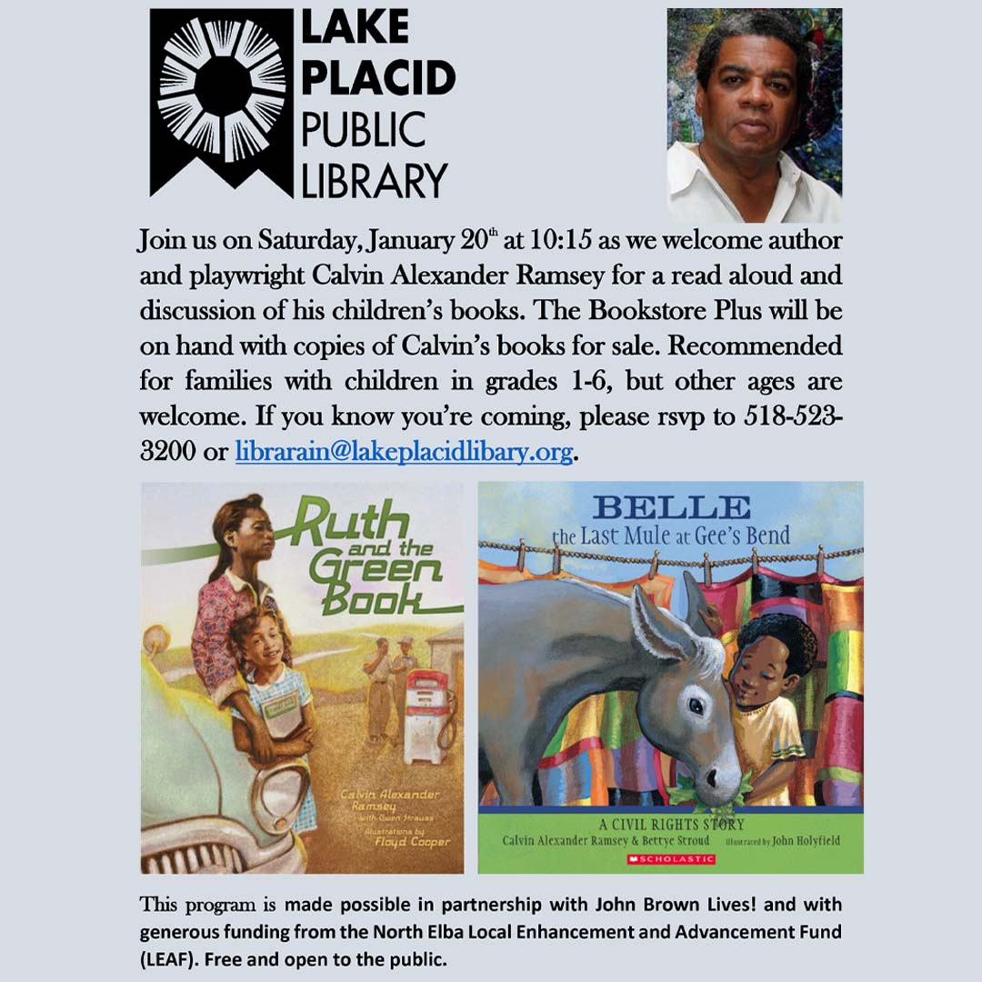 Happening this Saturday!✨<a href="/LPpublic/">Lake Placid Library</a>