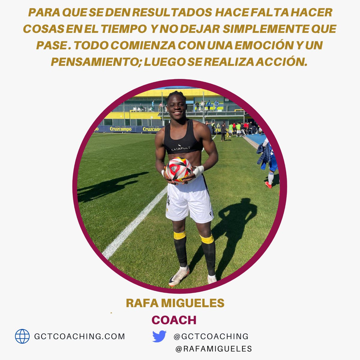 😁⚽️ Para que se den resultados hace falta hacer cosas en el tiempo y no dejar simplemente que pase.

#coach #coachdeportivo #coaching #coachingdeportivo #fútbol #deporte