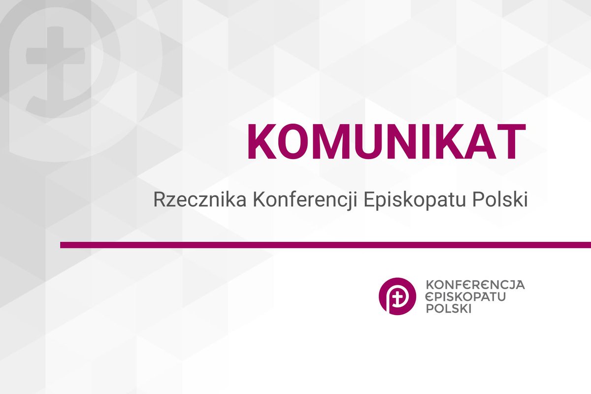 EpiskopatNews's tweet photo. Przewodniczący #KEP @Abp_Gadecki wystosował list do przebywających w więzieniu panów Mariusza Kamińskiego i Macieja Wąsika z propozycją podjęcia w ich sprawie interwencji humanitarnej u Ministra Sprawiedliwości pana Adama Bodnara.

https://t.co/qn014pmsOL https://t.co/Hl2QAfZSk8
