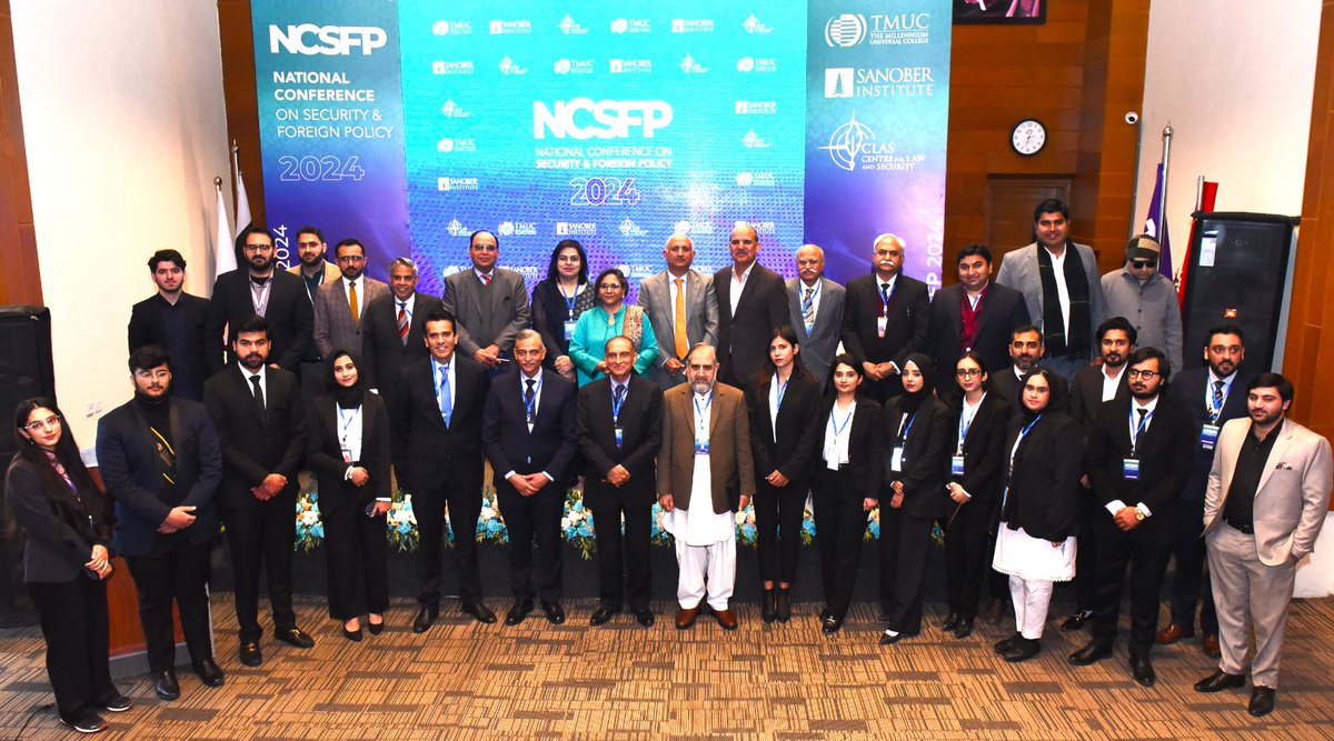 Sanober Institute teamed up with the Millennium Universal College and Centre for Law and Security to convene a National Conference on Security and Foreign Policy of Pakistan today. Over 20 experts pooled their wisdom to prepare doable recommendations for the incoming elected govt