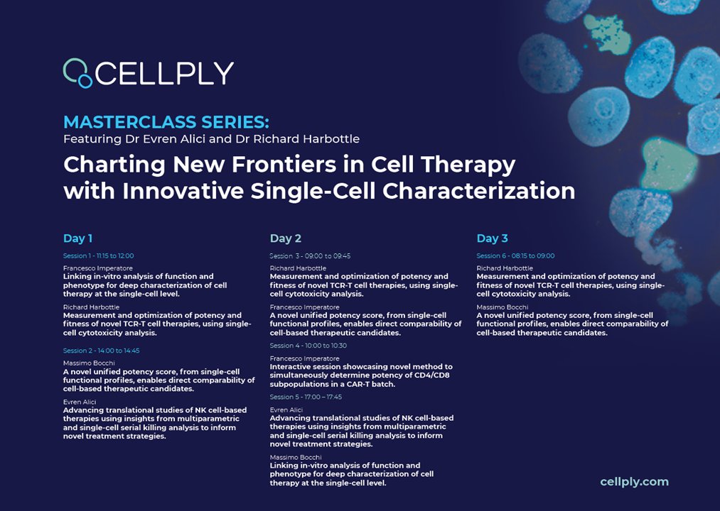 Join Evren Alici from  <a href="/karolinskainst/">Karolinska Institutet</a> speaking about #NK cell-based therapies
2.00 pm Booth 427 #ATW2024