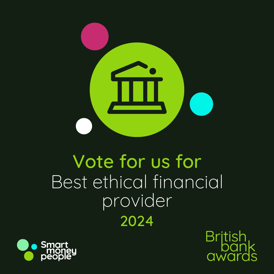 My Community Bank are delighted to be part of the 2024 British Bank awards for the 'Best Ethical Financial Provider' so please vote for us!

Voting will automatically enter you into a free prize draw to win £1,000 so vote here: smartmoneypeople.com/british-bank-a…

#Awards #Savings #loans