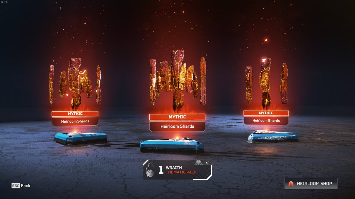 Aye we winning tonight, think this was under 300 packs so can't complain! #ApexLegends