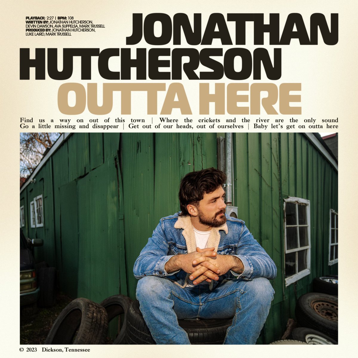 My next single “Outta Here”, tomorrow night at 11PM CST. <a href="/zdevin/">Devin Dawson</a>, <a href="/AvaSuppelsa/">Ava Suppelsa</a>, <a href="/markatrussell/">Mark Trussell</a>, and I put a lot of heart into this one. Pumped to share it with y’all. stem.ffm.to/outtahere