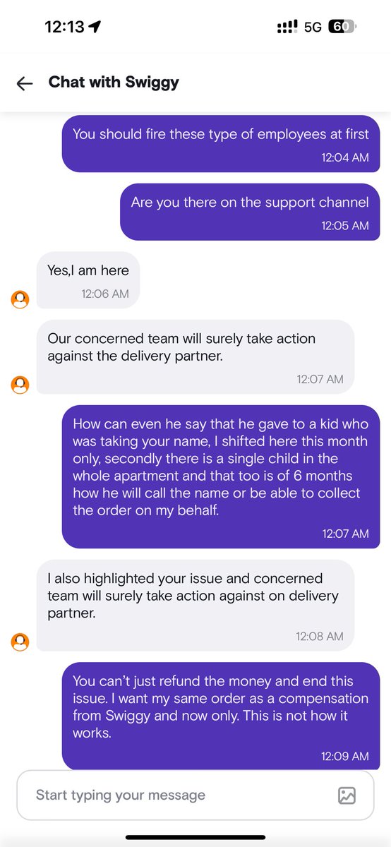 Prafull0309's tweet photo. Customer care executive called with delivery partner on conference call saying it’s delivered. https://t.co/KND2zwWsr4