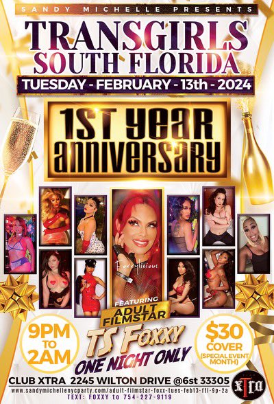 great news for all you fans, friends, and trans admirers in Florida and surrounding areas. I&rsquo;ll be hosting<a href="/tag/losangeles"class="tags"><span>#losangeles</span></a><a href="/tag/hollywood"class="tags"><span>#hollywood</span></a><a href="/tag/entertainment"class="tags"><span>#entertainment</span></a><a href="/tag/creators"class="tags"><span>#creators</span></a>